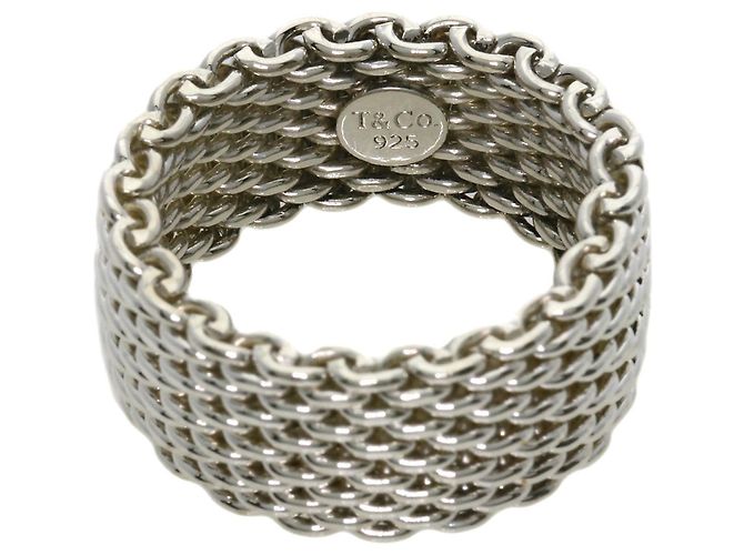 Tiffany & Co Tiffany Somerset Mesh Ring aus Silber - Ansicht 4