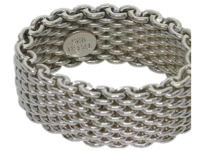 Tiffany & Co Tiffany Somerset Mesh Ring aus Silber - Ansicht 6