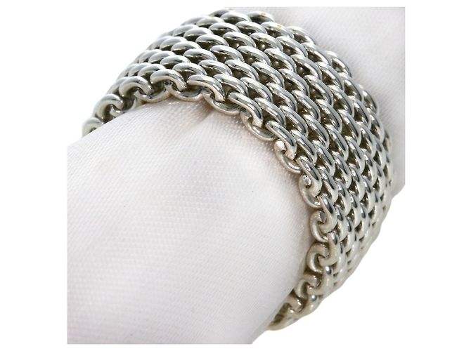 Tiffany & Co Tiffany Somerset Mesh Ring aus Silber - Ansicht 7