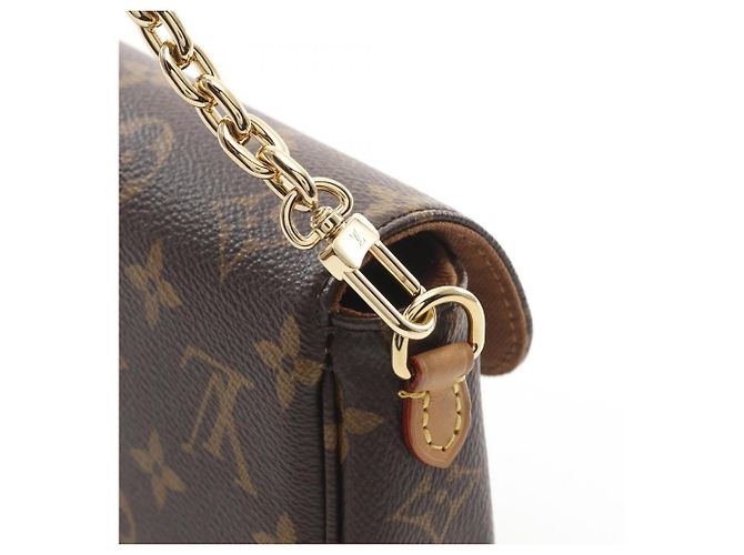 Borsa Louis Vuitton Wallet on Chain Ivy Marrone - vista 8