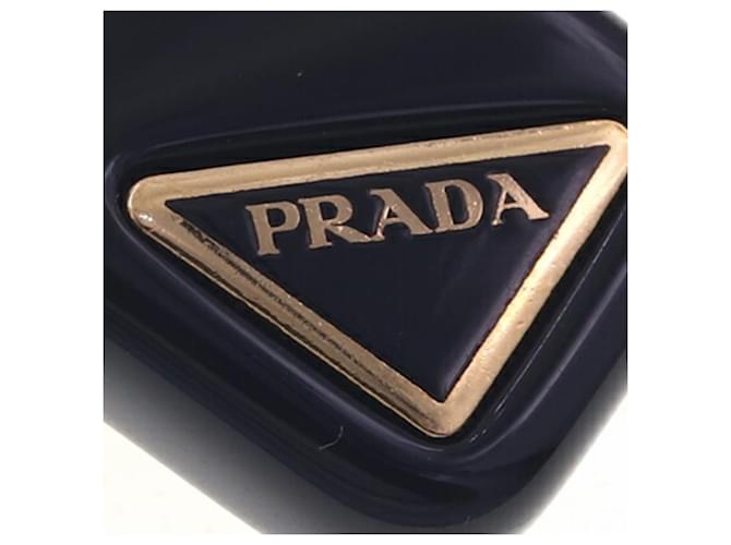 Fermaglio per capelli in ottone nero Prada - vista 4