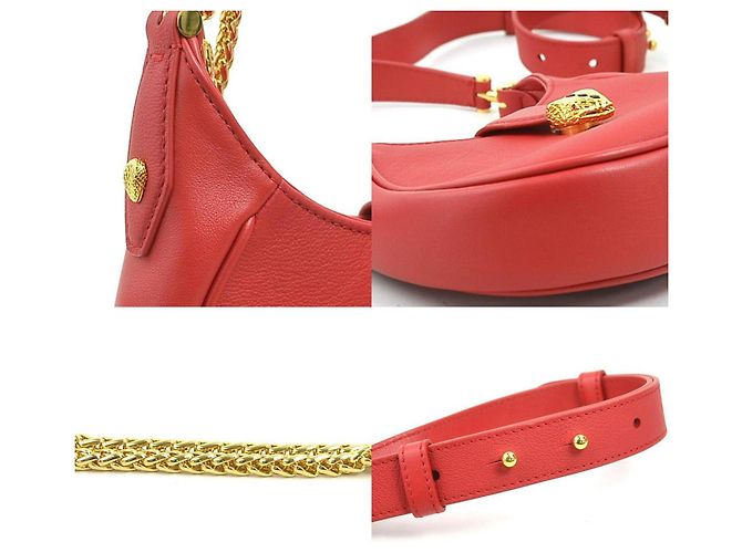 Bulgari Borsa in pelle Serpenti di Bvlgari Rosso - vista 3