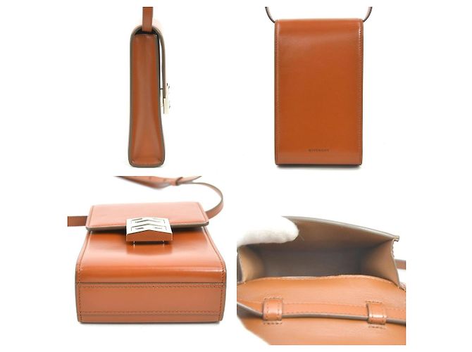 Braune Leder Schultertasche von Givenchy - Ansicht 2