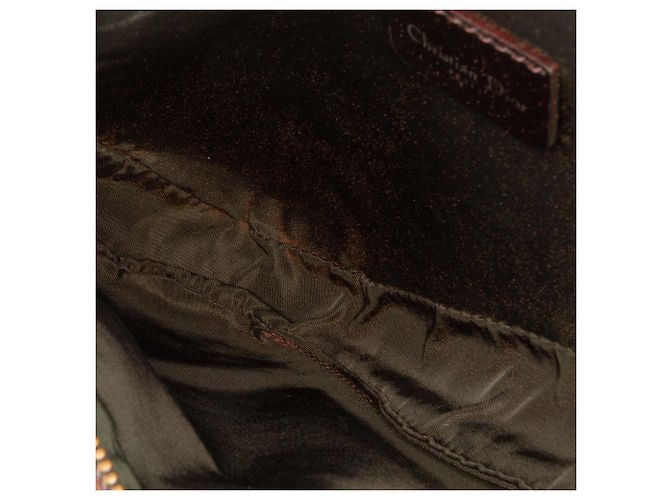 Pochette Saddle Mini Impresa en Nylon Marrón Dior Castaño - vista 4
