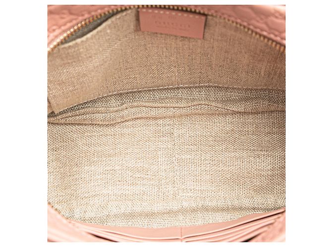 Borsa a tracolla Gucci Pink Microguccissima Bree Rosa - vista 4