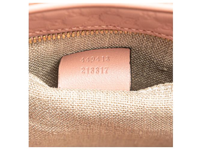 Borsa a tracolla Gucci Pink Microguccissima Bree Rosa - vista 6