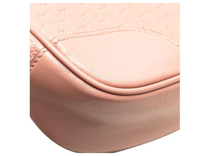 Borsa a tracolla Gucci Pink Microguccissima Bree Rosa - vista 8