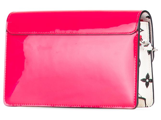 Portafoglio Louis Vuitton Pink Cherrywood Wallet On Chain Rosa - vista 2