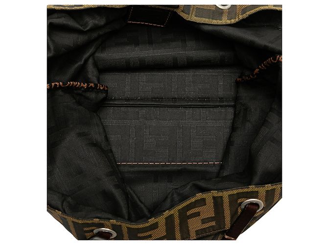 Fendi Braune Zucca Canvas Tote - Ansicht 4