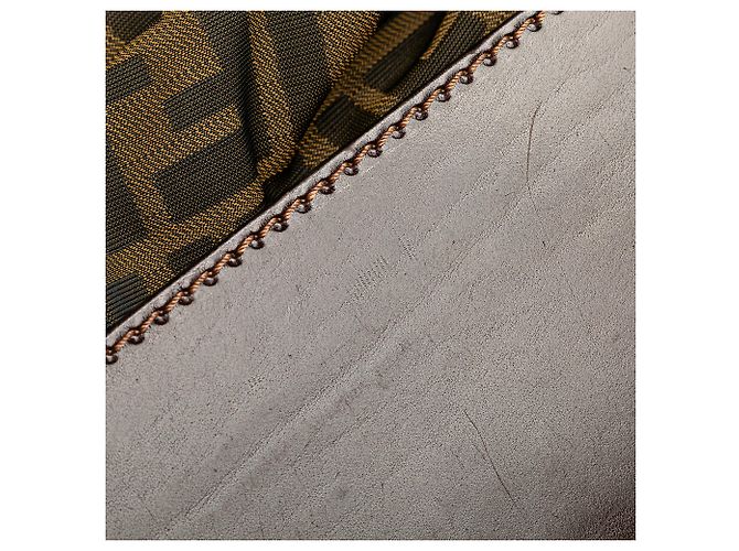 Fendi Braune Zucca Canvas Tote - Ansicht 8