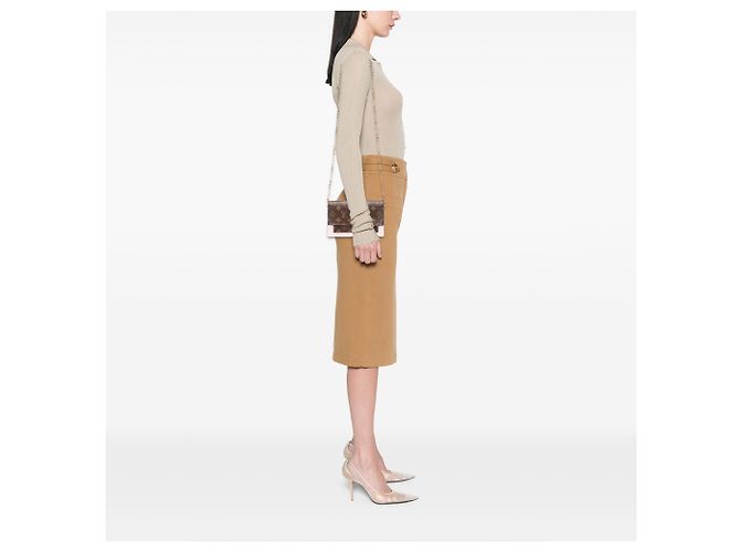 Portafoglio Louis Vuitton Monogram Flore Marrone con Catena - vista 10