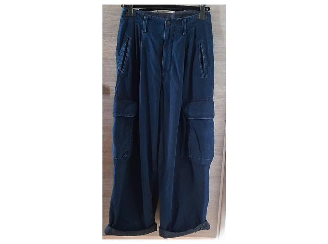 Vaqueros Baggy Y'S Azules de Algodón - vista 11