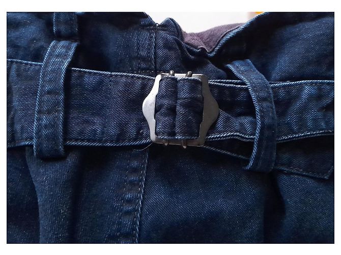 Vaqueros Baggy Y'S Azules de Algodón - vista 3