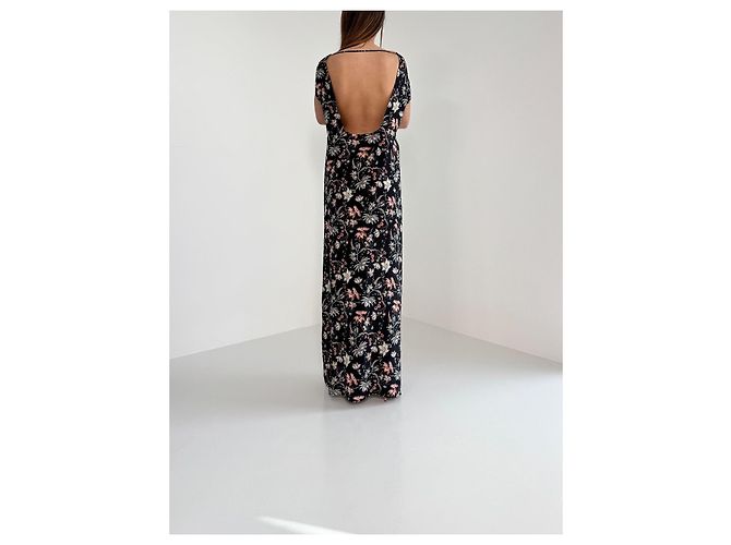 Autre Marque Vestido 100% seda Adriana Degreas Multicolor - vista 10