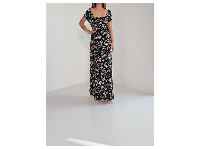 Autre Marque Vestido 100% seda Adriana Degreas Multicolor - vista 2