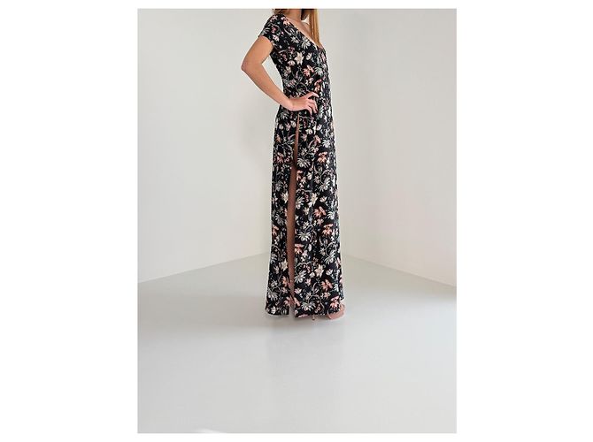 Autre Marque Vestido 100% seda Adriana Degreas Multicolor - vista 4