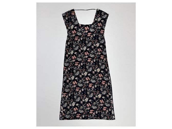 Autre Marque Vestido 100% seda Adriana Degreas Multicolor - vista 6
