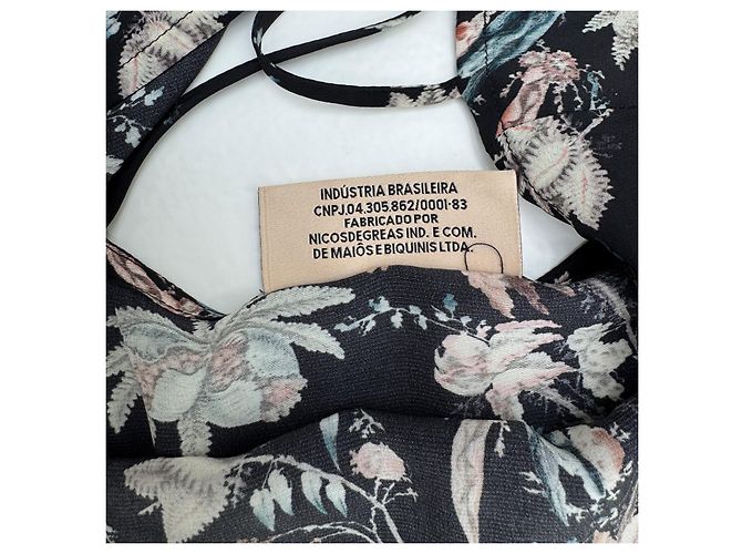 Autre Marque Vestido 100% seda Adriana Degreas Multicolor - vista 8