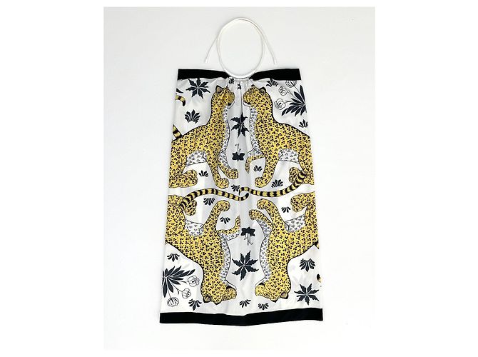 Vestido Hermès Les Leopards de popelina de algodón Multicolor - vista 2