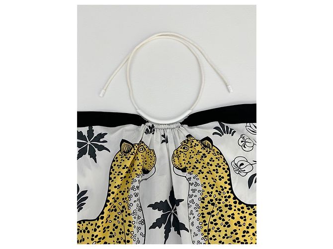 Vestido Hermès Les Leopards de popelina de algodón Multicolor - vista 6