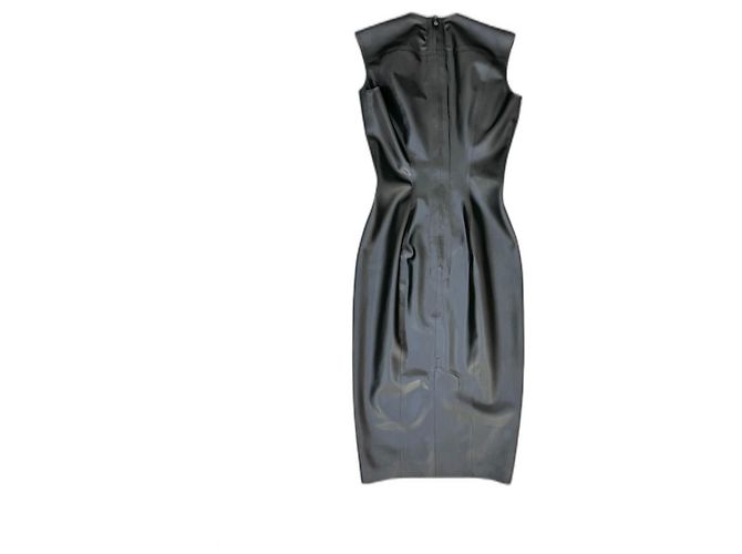 Autre Marque Atsuko Kudo Latexkleid Grau - Ansicht 2