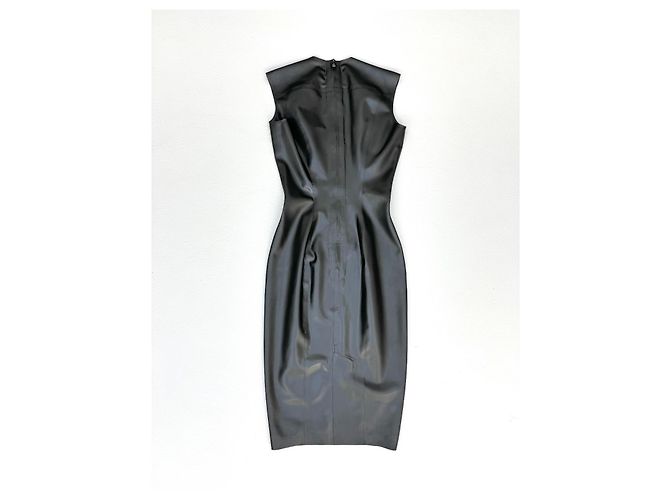 Autre Marque Atsuko Kudo Latexkleid Grau - Ansicht 6