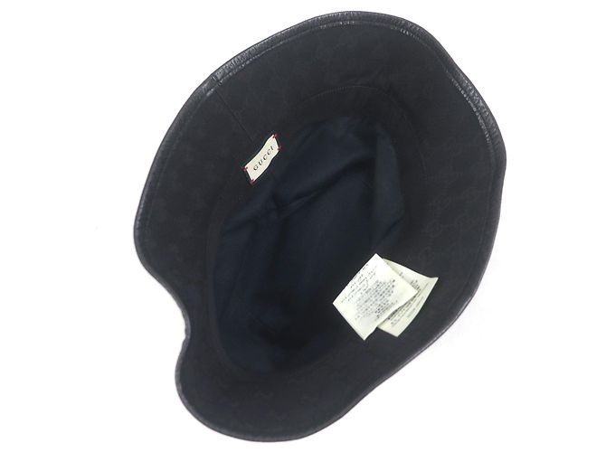 Gucci GG Marmont GG Canvas Polyester Bucket Hat Schwarz - Ansicht 3