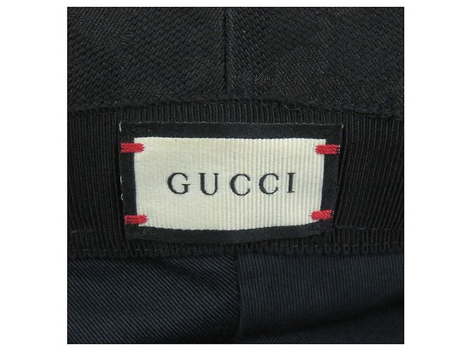 Gucci GG Marmont GG Canvas Polyester Bucket Hat Schwarz - Ansicht 5