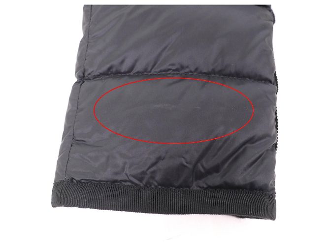 Abrigo de nylon acolchado HERMIFUR Moncler Negro - vista 16