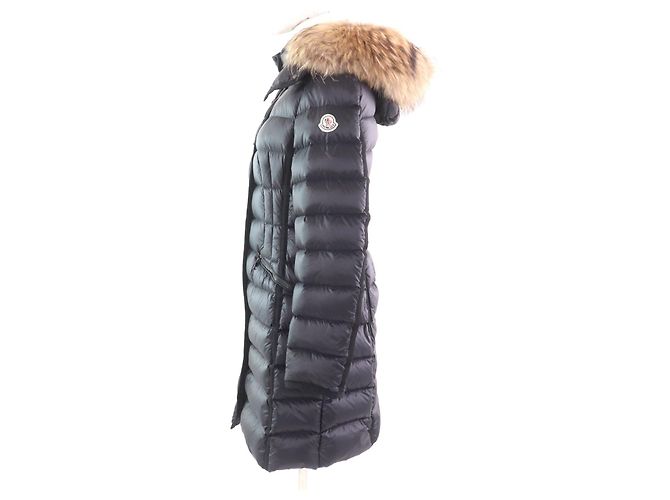 Abrigo de nylon acolchado HERMIFUR Moncler Negro - vista 2