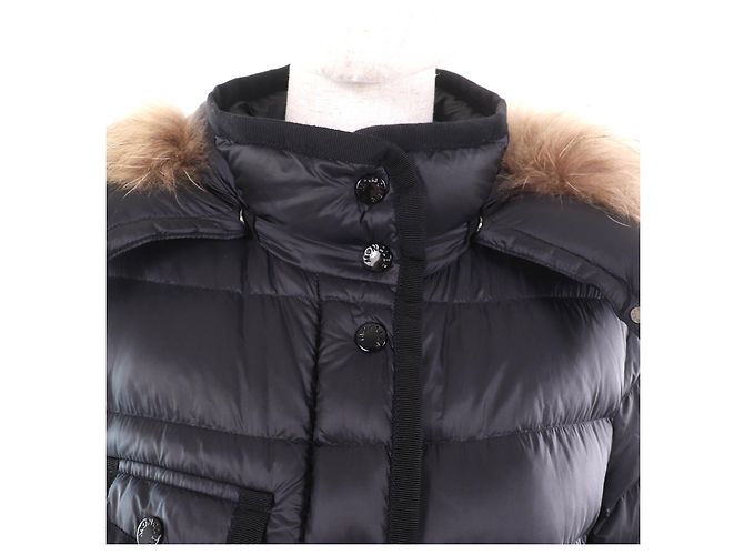 Abrigo de nylon acolchado HERMIFUR Moncler Negro - vista 4