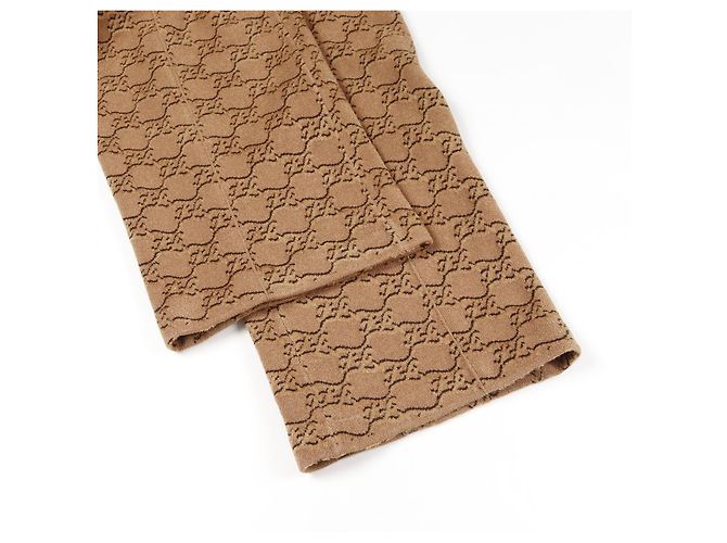 Pantalones de rayón y poliéster con logo Calligraphy FF de Fendi - vista 7