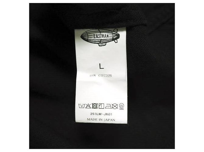 Autre Marque LASTMAN × The Letters CHAQUETA ZIP WESTERN Chaqueta de algodón Edición limitada Negro - vista 9