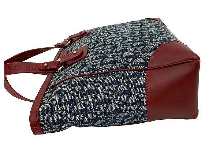 Christian Dior Trotter Canvas Leder Handtasche Braun - Ansicht 5