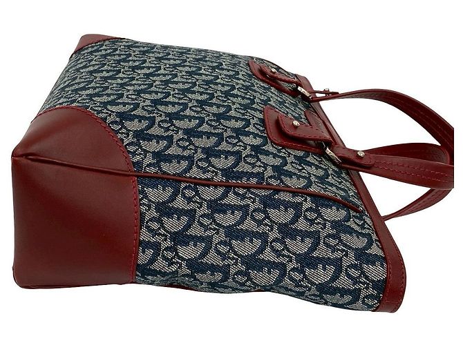Christian Dior Trotter Canvas Leder Handtasche Braun - Ansicht 6