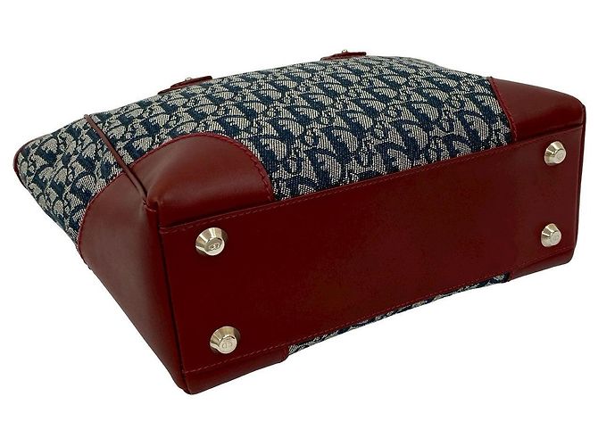 Christian Dior Trotter Canvas Leder Handtasche Braun - Ansicht 7