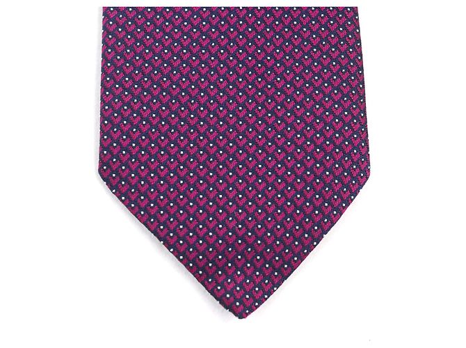 Hermès Hermes CRAVATE Silk Tie Purple - view 5
