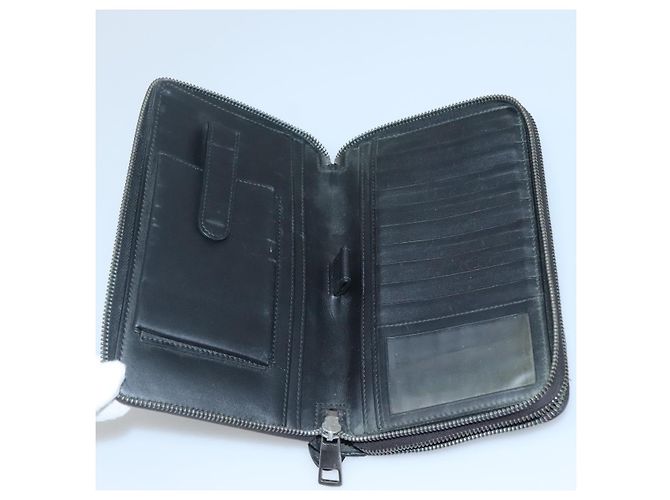 GUCCI GG Supreme Custodia da Viaggio PVC Nera 409206 Auth 139365 Nero - vista 10