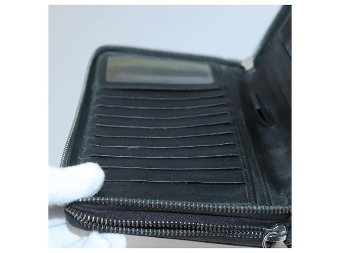 GUCCI GG Supreme Custodia da Viaggio PVC Nera 409206 Auth 139365 Nero - vista 22