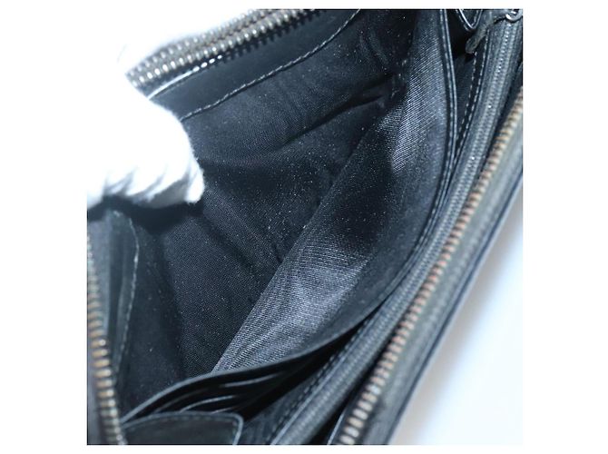 GUCCI GG Supreme Custodia da Viaggio PVC Nera 409206 Auth 139365 Nero - vista 26