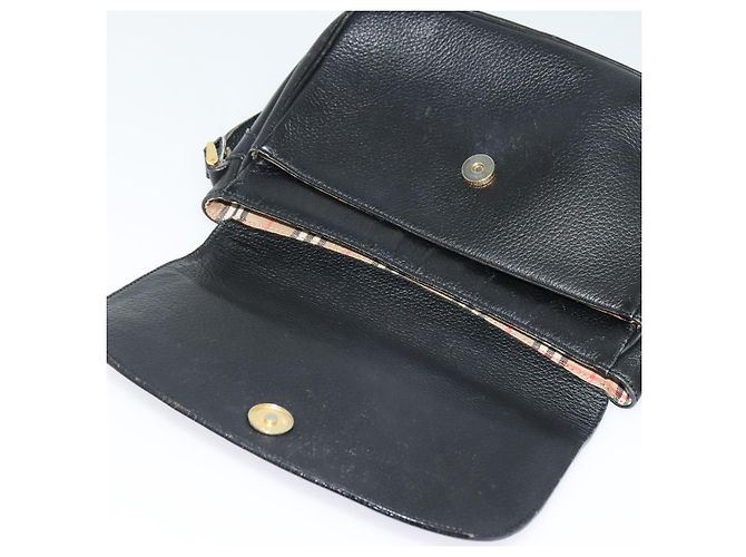 Autre Marque Borsa a Spalla Burberrys in Pelle Oro e Nero Auth ep10469 D'oro - vista 10