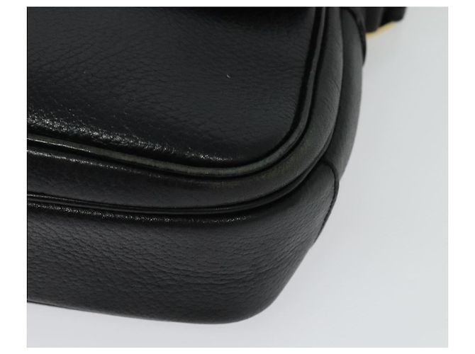 Autre Marque Borsa a Spalla Burberrys in Pelle Oro e Nero Auth ep10469 D'oro - vista 14