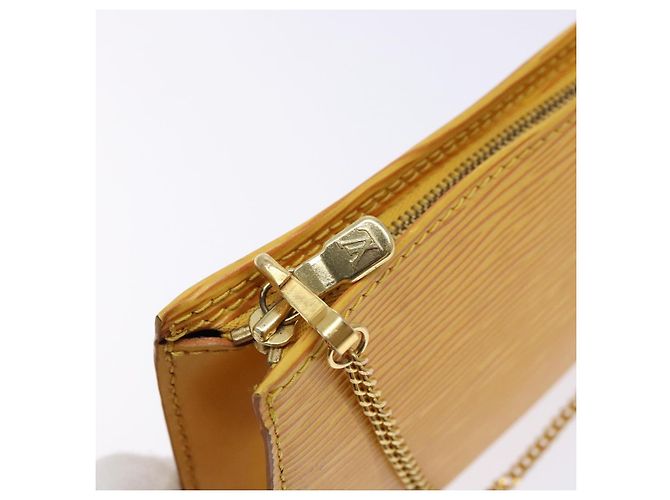 LOUIS VUITTON Pochete Bucket PM Epi Amarelo LV Auth 140748 - vista 11