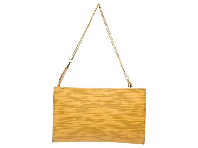 LOUIS VUITTON Pochete Bucket PM Epi Amarelo LV Auth 140748 - vista 2