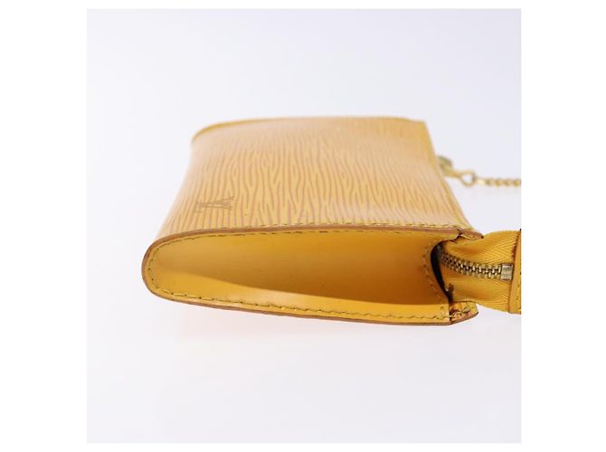 LOUIS VUITTON Pochete Bucket PM Epi Amarelo LV Auth 140748 - vista 3