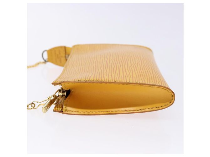 LOUIS VUITTON Pochete Bucket PM Epi Amarelo LV Auth 140748 - vista 4