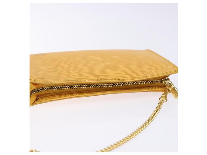 LOUIS VUITTON Pochete Bucket PM Epi Amarelo LV Auth 140748 - vista 6