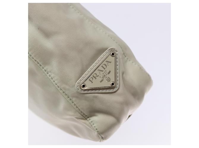 PRADA Tote Bag Nylon Weiß Silber Auth bs28890 - Ansicht 18
