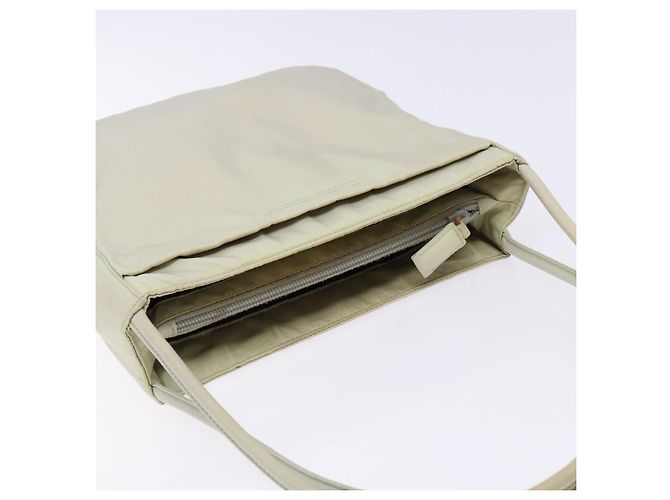 PRADA Tote Bag Nylon Weiß Silber Auth bs28890 - Ansicht 6