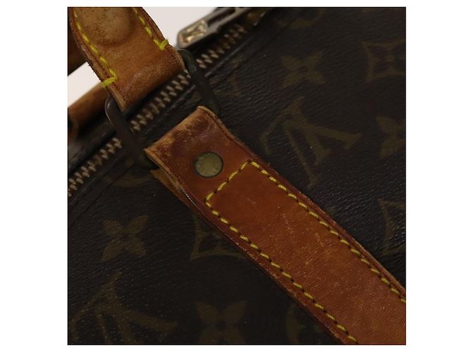 LOUIS VUITTON Monogram Keepall Bandouliere 50 Borsa Boston M41416 LV Auth 139834 Monogramma - vista 19